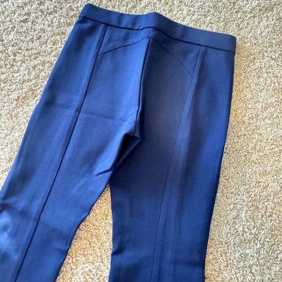 NWT TORY BURCH BLUE STRETCH PANTS Size XS - Picture 9 of 13